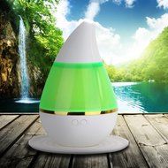 Whitelotous 200ml Cool Mist Humidifier Aroma Essential Oil Diffuser with LED Color Changing Lamp Light for Home... N13