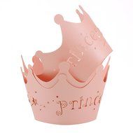 Aiyaya Filigree Artistic Muffin Case Cupcake Paper Cup Liners Little Vine Lace Laser Cupcake Wrappers for Wedding... N4