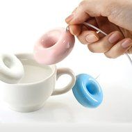 EasGear&reg; Pocket Size Cool Mist Ultrasonic Humidifier Portable Doughnut Shaped Mini Humidifier with USB Cable,... N8