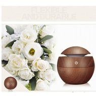 Humidifier Diffuser LUCKYFINE Mist Diffuser Aromatherapy Diffuser USB Wooden Aromatherapy Humidifier With Color... N6