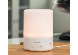 300ml Aroma Essential Oil Diffuser, Enegg Ultrasonic Air Mist Humidifier with AUTO Shut off &amp; 6-7 HOURS Continuous... N5