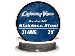 LV Stainless Steel 316L Wire 27 AWG - 25&#039;