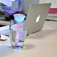 Eazzzy Portable Mini Car Air Humidifiers 250ML with Function Waterless Automatic Shut-Off, LED Lighting for Baby... N10