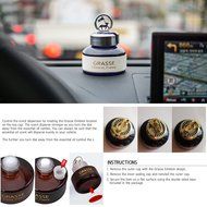 Premium Air Freshener, [Aqua Wave] Bullsone Grasse L'esterel - Natural Essential French Oil aromatherapy air freshener N4