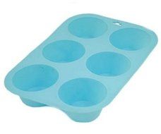 6 CUP MINI MUFFIN TRAY ASSORETED COLOUR