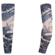 KAKA(TM) 2 pcs (A pair)Dragon Design Fake Temporary Tattoo Arm Cover up Sleeves Body Art Arm Stockings Accessories N14