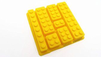 Kitchen Connect Premium Building Blocks,Bricks &amp; Minifigure silicone molds,6pack for Ice Cube Molds,Chocolate...