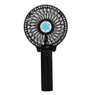 Summer Mini Fan, TOOPOOT Portable Handheld Mini Air Conditioner Cooler Fan with Data cable (black) N11