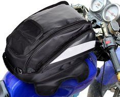 Motorcycle Magnetic Gas Tank Bag Rain Cover Sport Bike Cruiser Gear Dual Black N5