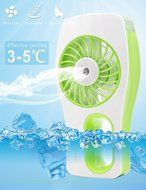 Minhe Handheld USB Misting Fan Humidifier,USB Rechargeable Portable Fan ,Summer Spray Fan for Face Water Supply... N5
