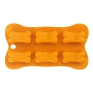 ES 6-Cavity Football Shape Silicone Mold for Making Delicate Chocolate Desserts, Ice Cream Bombes, Cakes, Soap... N2