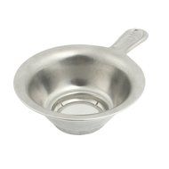Stainless Steel Meshy Bottom Tea Bowl Strainer 1.1 Inch Depth