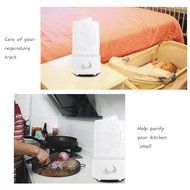 Explosion models butterfly creative humidifier aromatherapy machine ultrasonic humidifier mini home office (Pink) N3
