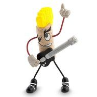 Epic Products Corks Gone Eddie Van Sippin' Wild Collectable Figurine, Multicolor
