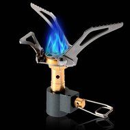 Hillside Fire Portable Folding Mini Camping Stove Outdoor Gas Stove Survival Furnace Stove 45g 3000W Pocket Picnic... N4