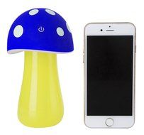 Yquelle Mini USB Ultrasonic Humidifier Mushrooms Humidifier with LED Lighting Creative Gifts Ideal (Red) N14