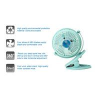 Bomwill 5-inch Clip-on Fan USB 360 Degree Tilt Adjustable Electric Personal Air-Circulator Clip fan for Desk/table... N3