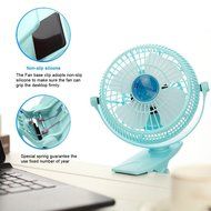 Bomwill 5-inch Clip-on Fan USB 360 Degree Tilt Adjustable Electric Personal Air-Circulator Clip fan for Desk/table... N4