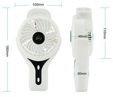 Welltop Mini Handheld USB Misting Fan with Personal Cooling Mist Humidifier Rechargeable Portable Mini Misting... N23