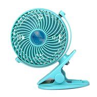 Bomwill 5-inch Clip-on Fan USB 360 Degree Tilt Adjustable Electric Personal Air-Circulator Clip fan for Desk/table... N7