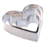 Cosmos &reg; Set of 12 Multi Shapes Metal Baking Cookie Cutters with Cosmos Fastening Strap
