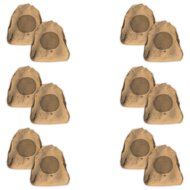 Acoustic Audio B4RS Sandstone Rock Speakers 6 Pair Pack Outdoor Weatherproof