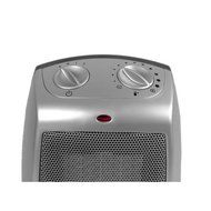 Silver/Black Electric Ceramic 1500W Heater N3