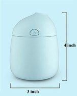 Alice Windowshop Mini Air Purified Humidifier USB Portable Humidifier Blue N8