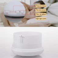 500ml Aromatherapy Essential Oil Diffuser Ultrasonic Air Humidifier with 7 LED Color Changing Lights Cool Mist... N7