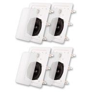 Acoustic Audio IW191 In Wall Speaker 2 Pair Pack 2 Way Home Theater 800W IW191-2PR