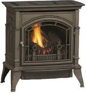 Monessen CSVF30SNVG Cast 30 Stove Single Door Graphite