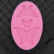 Y&amp;XL&amp;H 3 Butterflies Molds Wedding Cake Decorating Tool Fondant Mold Chocolate Mould,Baking Sugar Cupcake Mold