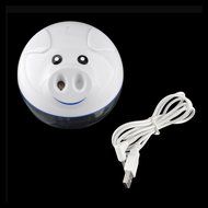 GoodBZ USB Humidifier, USB Ultrasonic Pig Shaped Humidifier, White N3