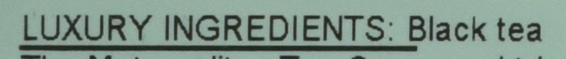 Metropolitan Tea 50 Count Pyramid Shaped Teabags, Organic English Breakfast