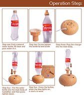 [New Greneration] Travel Ultrasonic Humidifier, Aromatherapy Essential Oil Diffuser Cool Mist Water Bottle Mini... N5