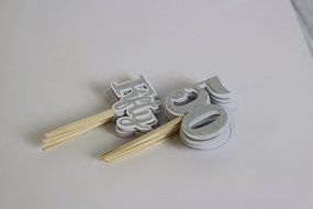 All About Details Silver Fifty Cupcake Toppers, Set of 12