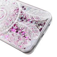 S6 Case,Galaxy S6 Case,PHEZEN Galaxy S6 Bling Case,[Crystal Clear] Creative Design 3D Funny Flowing Bling Glitter... N21