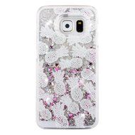 S6 Case,Galaxy S6 Case,PHEZEN Galaxy S6 Bling Case,[Crystal Clear] Creative Design 3D Funny Flowing Bling Glitter... N23