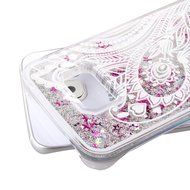 S6 Case,Galaxy S6 Case,PHEZEN Galaxy S6 Bling Case,[Crystal Clear] Creative Design 3D Funny Flowing Bling Glitter... N27