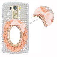 LG G5 Case, LG G5 Bling Case-Spritech(TM) 3D Handmade Colorful Diamond Bling with Butterfly Flower Decoration... N16