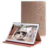 TechCode Stand Diamond Stone Pattern PU Leather Case Cover for Samsung Galaxy Tab S 10.5 T800 N8