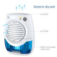 1byone 400ML Powerful Thermo-electric Dehumidifier, White N2