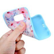 S7 Edge Case,Samsung Galaxy S7 Edge Case - Shockproof TPU Rubber Skin Gel Bumper Case 3D Basso-relievo Cute Colorful... N13