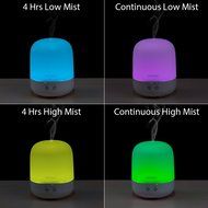 HEESAGA Essential Oil Diffuser, 300ml Ultrasonic Air Humidifier with Touch Control and 7 Color Changing LED, Waterless... N5