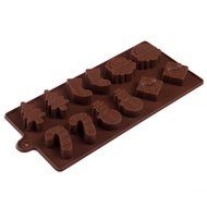 HDE Christmas Holiday Party Novelty Silicone Jello Chocolate Mold Ice Cube Tray N2