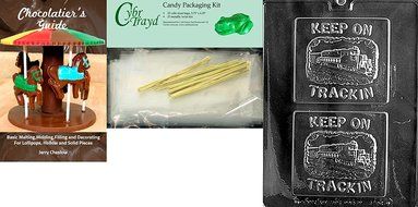 Cybrtrayd J094 Train Greeting Card Jobs Chocolate Candy Mold