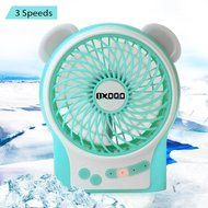 Portable USB Mini Fan, OXOQO Desk Desktop Table Electric Quiet Fan with LED Light, Built-in 2500mah Rechargeable... N8