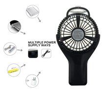 Welltop Mini Handheld USB Misting Fan with Personal Cooling Mist Humidifier Rechargeable Portable Mini Misting... N25