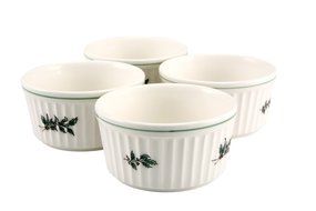 Nikko Christmas Ovenware Ramekin, Set4