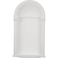 Ekena Millwork NCH18X38ME 16 3/4-Inch x 18-Inch OW x 31 1/4-Inch x 6 1/4-Inch Medway Niche by Ekena Millwork